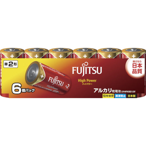 Alkaline Dry-cell Battery  LR14FH(6S)  FUJITSU