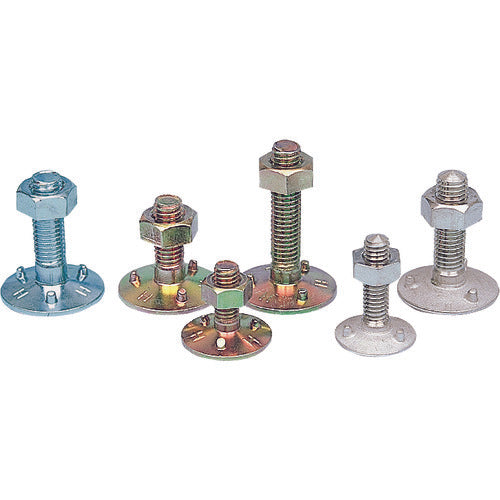 3-spikes Bucket Bolt Nut  M10X40  HHH