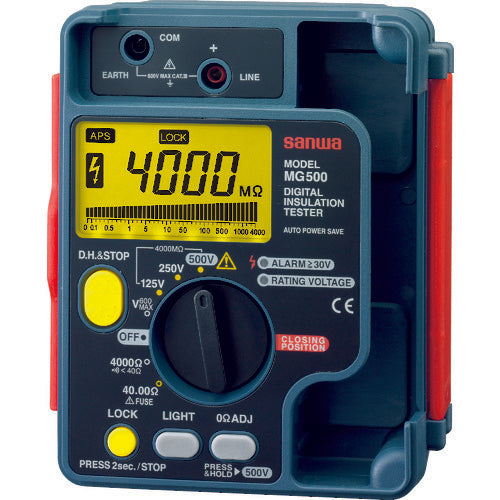 Digital Insulation Resistance Tester  MG500  SANWA