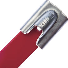 Load image into Gallery viewer, Full Coating Stainless Steel Cable Band  MLTFC4H-LP316RD  PANDUIT
