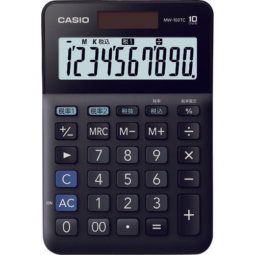 Calculator  MW-100TC-BK-N  CASIO