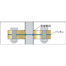 Load image into Gallery viewer, Galvanized Carbon Steel 10K Non-Gas Slip on Flat Face Flange  N10SOP-F-40A  Ishiguro
