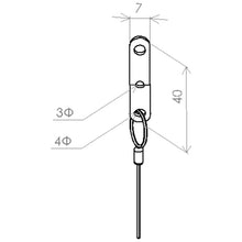 Load image into Gallery viewer, Wire with End Stop and Attachment  N-200308025  NICHIEI INTEC
