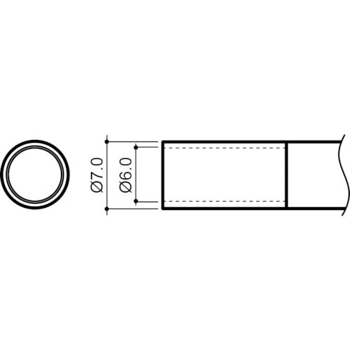 NOZZLE/2MM FOR FM-2029  N4-03  HAKKO