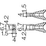 NOZZLE  N60-08  HAKKO