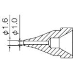 NOZZLE/1.0MM <SS TYPE>  N61-03  HAKKO