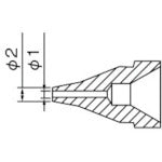 NOZZLE/1.0MM <S TYPE>  N61-05  HAKKO