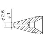 NOZZLE/1.0MM  N61-08  HAKKO