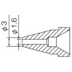 NOZZLE/1.6MM  N61-10  HAKKO