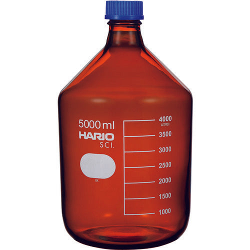 Screw cap bottle(brown) 5,000ml  NBB-5L-SCI  HARIO