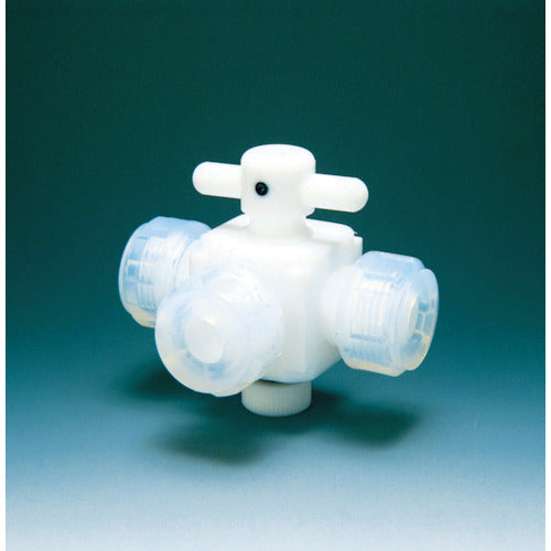 PTFE 3-Way Connecting Valve  NR0030-002  FLONCHEMICAL