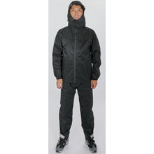 Load image into Gallery viewer, Turning Hood Strech Rain Suit  NRSR-BK-M  TRUSCO
