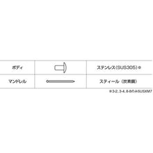 Load image into Gallery viewer, Blind Rivet  NSS54  LOBSTER
