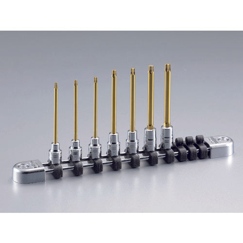 nepros 6.3sq. Long Torx bit Set (7pcs)  NTQ4T07L  nepros