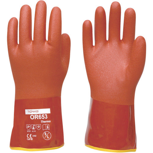PVC Working Gloves with Inner Gloves for Cold Conditions  OR653-L  Binistar