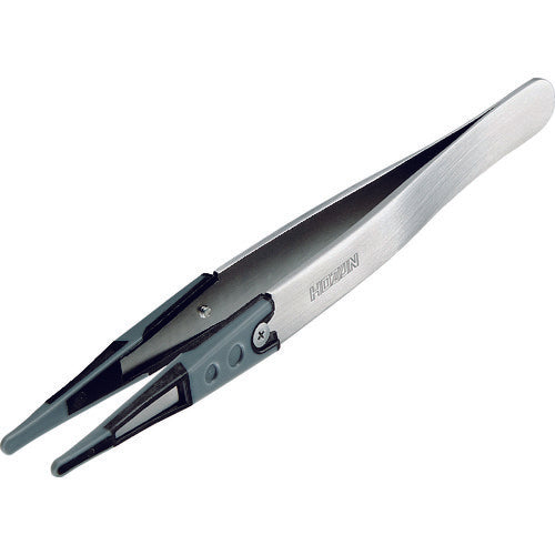 ESD Elastomer Tip Tweezers  P-643-J  HOZAN