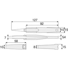 Load image into Gallery viewer, ESD Cushion Grip Tweezers  P-881-ESD  HOZAN
