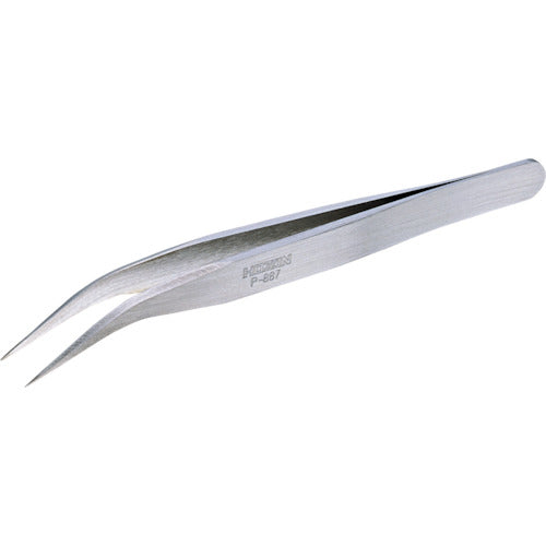 Stainless Steel Tweezers  P-887  HOZAN