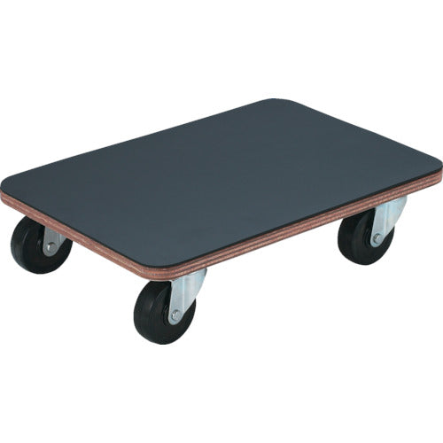 Solid Platform Dolly Petit Cargo Standard type w/Rubber Caster  PCG-3045G  TRUSCO