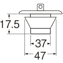 Load image into Gallery viewer, Rubber Stopper  PH2747-3247  SANEI
