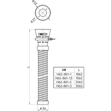 Load image into Gallery viewer, Drain Hose  PH628611.5-3247  SANEI
