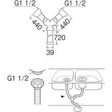 Load image into Gallery viewer, Drain Hose  PH62-862  SANEI
