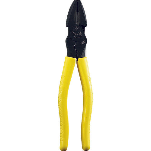 High-Leverage Side Cutting pliers (Molded Handle/with Compressing Function)  PHL-129-C  KEIBA