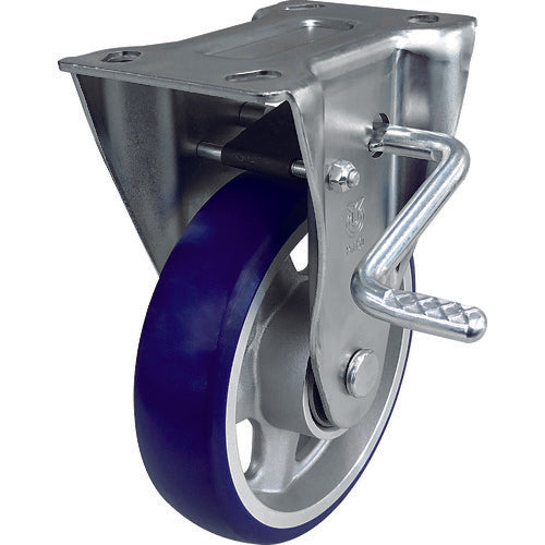 Aluminum Wheel Urethane Caster(PM Series)  PMR-130APULB(R)  YUEI