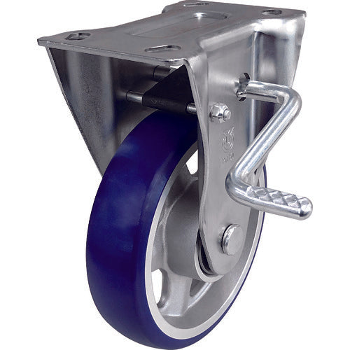 Aluminum Wheel Urethane Caster(PM Series)  PMR-150APULB(R)  YUEI