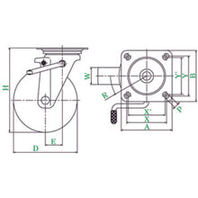 Load image into Gallery viewer, Press Caster(PM Seriese)  PMS-150WBLBR-E46  YUEI
