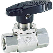 Load image into Gallery viewer, Stainless Steel 4.90MPa Screwed type Ball Valve with Panel Nut  PUBV-15B  FUJIKIN
