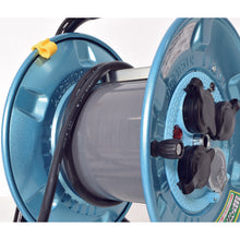 Load image into Gallery viewer, Outdoor type Single-Phase 100V safety electric starting structure Cord Reel With Breaker(Earth leakage and over load)  05001 PWO-EK33  NICHIDO
