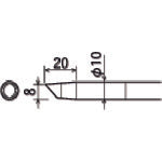 Temperature Controlled Soldering Iron Tip  PX-40RT-8C  goot