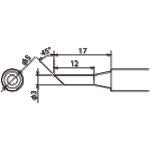 Soldering Iron Tip  PX-60RT-3C  goot