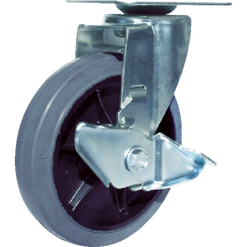 Noise-reducing Resinate Caster  RJ2F-150NWRS-G  YUEI