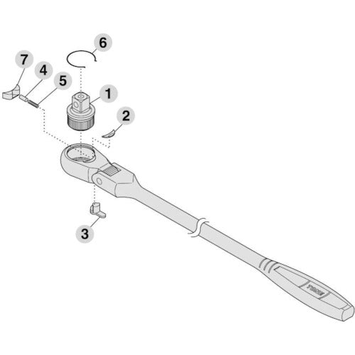 Repair Kit for Ratchet Handle  RK-RH2FH  TONE