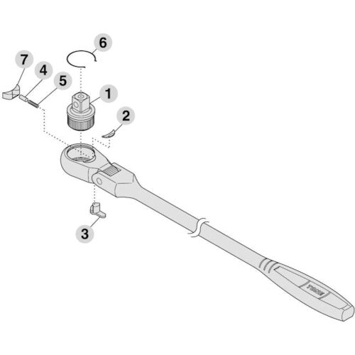 Repair Kit for Ratchet Handle  RK-RH3FH  TONE