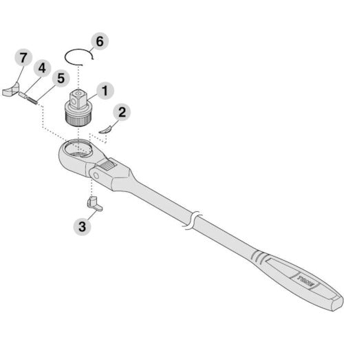 Repair Kit for Ratchet Handle  RK-RH4FH  TONE