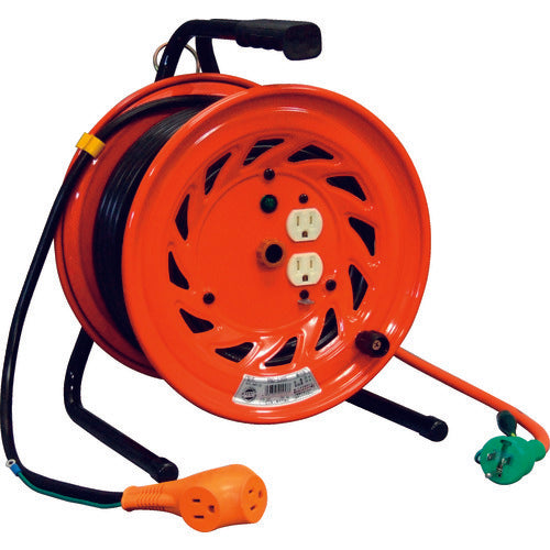 Indoor-type Single-Phase Power 100V Earth Bick-Reel  RND-E30S  NICHIDO