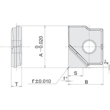 Load image into Gallery viewer, Mirror-Radius Indexable End Mills (Inserts for Mirror-Radius )  RNM-100-R20 DH103  DIJET
