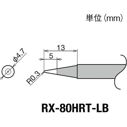 Replacement Tip for RX-8 series  RX-80HRT-LB  goot