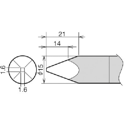 Soldering Iron Tip  RX-89HRT-15A  goot