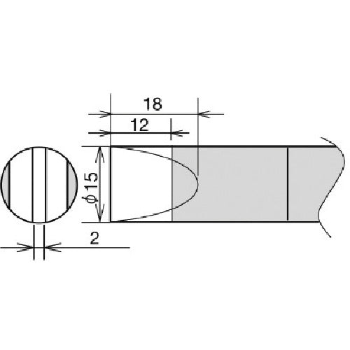 Soldering Iron Tip  RX-89HRT-15D  goot