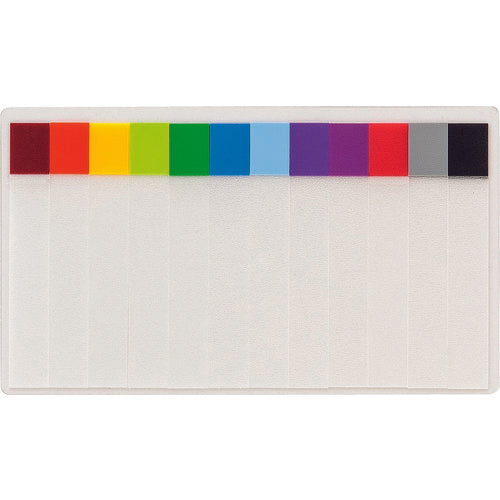 Thin Sticky Notes,12 colors  S3010  STALOGY