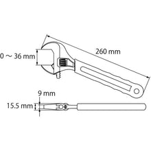 Load image into Gallery viewer, Adjustable Angle Wrench with Insulation Grip  S36  LOBSTER
