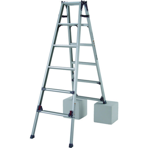 Aluminum Adjustable Leg Stepladder  SCL-150A  Pica