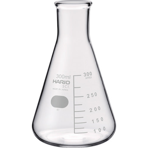 Erlenmeyer Flask with Measurements  SF-300 SCI  HARIO