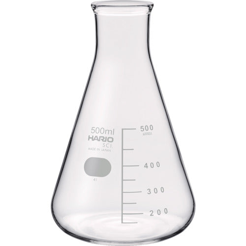 Erlenmeyer Flask with Measurements  SF-500 SCI  HARIO