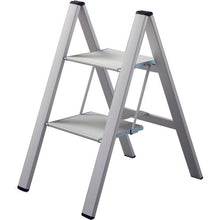 Load image into Gallery viewer, Aluminum Step Stool  SJ-2d(SI)  HASEGAWA

