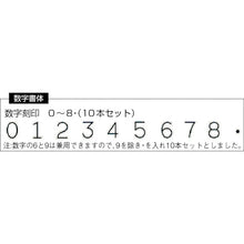 Load image into Gallery viewer, Number Marking Punch Set  SKB-15  TRUSCO

